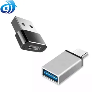 OTG 3.0 A公转换器母USB C转USB A适配器