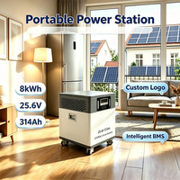 Système d'énergie solaire hors réseau tout-en-un mobile 8kW 8kVA 16kWh avec panneaux solaires, onduleur et batterie LiFePO4 pour maison capsule spatiale