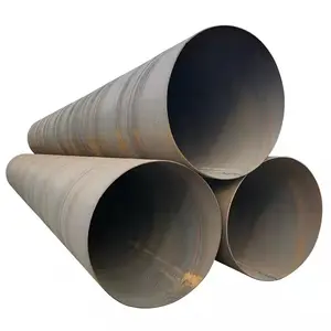 Hot rolled carbon ms mild ssaw round 300mm 2500mm diameter welded spiral steel pipe For Hydraulic Application