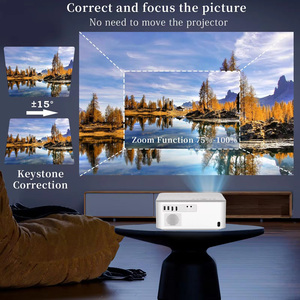 Latest LCD HD 1080p <b>Projector</b> H80 Auto <b>Android</b> Home 450 Lumens 3D Ready Portable H80 New Single LCD HD <b>Projector</b> Built in Androi - Product Image 4