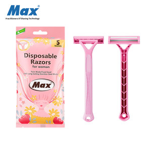 Maquinilla de Afeitar Desechable de Doble Filo <span class=keywords><strong>Max</strong></span> para Mujer - Product Image 1
