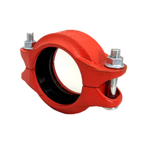 Raccord rainuré en fonte ductile, raccord en T mécanique à bride fendue pour la construction de conduites d'incendie
