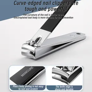 Nieuwe 18 In 1 Manicure Set Nagelknipper Pedicure Kit Roestvrijstalen Manicure Gereedschap Verzorgingsset Voor Nagelverzorging Met Premium Case