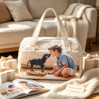 Sac de voyage personnalisé avec image, grand sac de sport et de gym, sac multi-usages pour cadeau