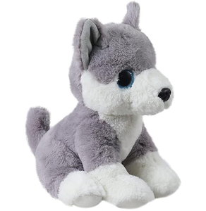 Juguetes de Peluche de Perro <span class=keywords><strong>Husky</strong></span> Pequeño y Suave, Personalizados al por Mayor, con Forro de Malla y Relleno de Algodón PP - Product Image 6