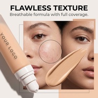 Fond de teint liquide couvrant à haute performance pour dissimuler les tatouages et les cicatrices, maquillage de scène professionnel, fond de teint waterproof