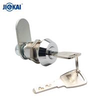 Serrure à cylindre 19 mm en alliage de zinc, serrure à came, prix de gros, pour distributeur automatique de billets et armoire, serrure à clé perforée, serrure d'arcade