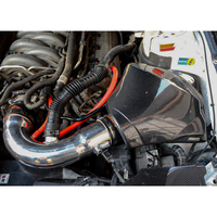 Prise d'air froid en fibre de carbone Eddystar pour Ford Mustang GT 5.0L V8 +45% de débit d'air, gain de puissance de 8-17 CV