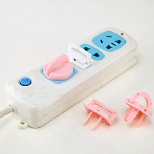 Baby Safety Child Electric Socket Outlet Plug Protection Security Two Phase Safe Lock Cover Kids Sockets Cover Plugs 5g Plastic