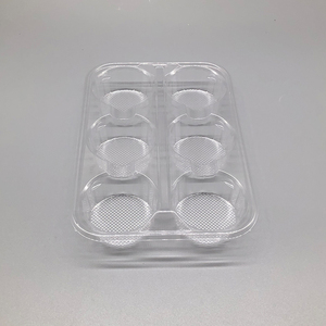 Tùy Chỉnh <span class=keywords><strong>6</strong></span> Divider Cà Phê Cup Chủ/Trà Sữa Uống Bao Bì Khay Nhựa - Product Image 4