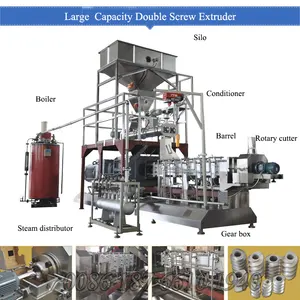 Doppels ch necken extruder Industrie mit großer Kapazität Automatische modifizierte Mais-Tapioka-Maniok-Stärke-Produktions linie Maschine