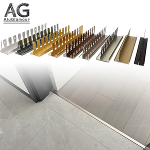 Profilé de plinthe en aluminium T5 6063, plinthe en métal anodisé moderne pour la décoration murale, prix direct d'usine en gros - Product Image 6