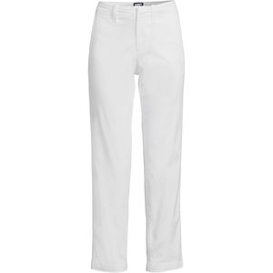 Pantalon chino coupe droite taille mi-haute pour femme FOXA en tissu Oxford infroissable - Product Image 4