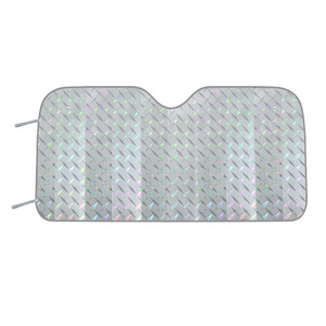 Pare-soleil laser Chongteng en aluminium, pare-soleil pliable pour pare-brise, protection solaire pour voiture, isolation thermique, utilisation estivale - Product Image 5