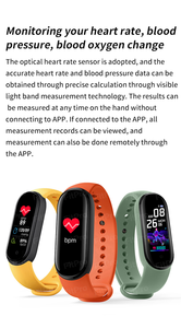 Mới Đến M5 Smartwatch Cuộc Gọi Nhắc Nhở Massage Hiển Hiện Đơn Giản Và Thông Minh M5 Điện Thoại Di Động Thông Minh Đồng Hồ Vòng Đeo Tay - Product Image 6