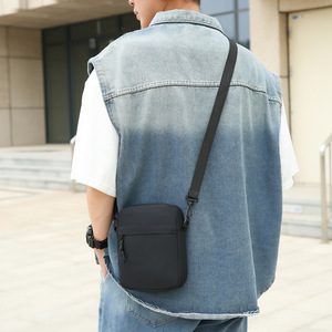 Bolso Cruzado <span class=keywords><strong>para</strong></span> <span class=keywords><strong>Hombre</strong></span>, Tendencias Urbanas, Plegable, Portátil, Casual, Nuevo 2024, Combinable con Todo, Mochila Pequeña - Product Image 1