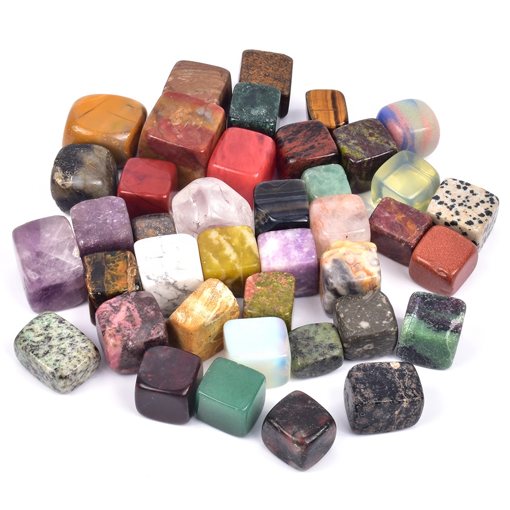 Оптовая продажа, натуральный кристалл, опущенный камень, кварцевый кристалл, кубический камень, кристалл, гравий, лечебный камень