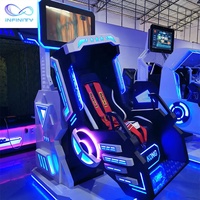 Centre commercial VR, sièges de mouvement, réalité virtuelle, 360 chaise, jeu unique, Cool, jeux pour adultes, jeu interactif 9d, montagnes russes