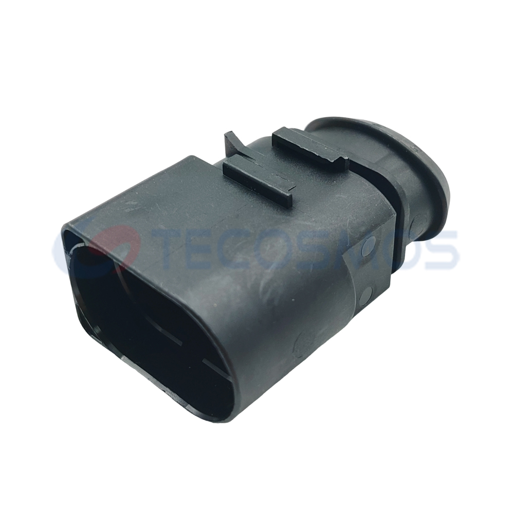 Waterproof IP66 Copper Contact ABS/Nylon Housing Wire Harness Lambda Sensor Plug for Car 6-Pin Male 1J0973733