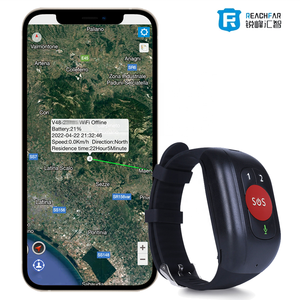 4G Gelang Pintar Pemantau Denyut Jantung dan Tekanan Darah, Gelang Pintar dengan Fitur GPS Deteksi Jatuh, Pemantau Denyut Jantung Tekanan Darah, <span class=keywords><strong>Alarm</strong></span> SOS - Product Image 4