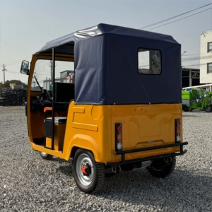 Mototaxi Eléctrico Tuk Tuk, Modelos Bajaj <span class=keywords><strong>Piaggio</strong></span>, Triciclos Motorizados de 1000W, 60V, Certificado DOT, Capacidad de Carga de 300-400kg, 4 Pasajeros, 30-50Km/h - Product Image 5
