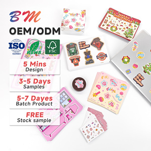 Pegatinas personalizadas con logo de dibujos animados, troqueladas, autoadhesivas, impermeables, para decoración de fútbol, para embalaje. - Product Image 6