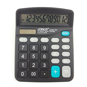 Calculadora Joinus Js837 de 12 Dígitos con Doble Alimentación, Energía Solar, para Uso Financiero y de Oficina - Product Image 3
