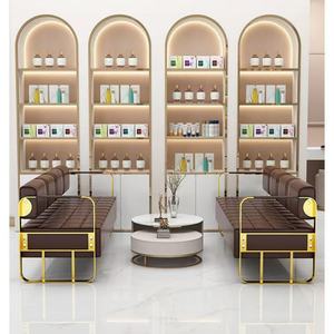 Chaises d'attente de style moderne 2025, design simple, tissu doux, meubles en acier inoxydable modernes, meubles de maison, canapé de salon - Product Image 3