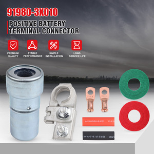 Mingguang <b>Battery</b> Terminal Set 91980-3X010 For Hyundai Kia <b>Ring</b> Terminals Copper Alloy - Product Image 2