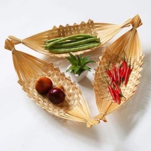 Natural Bamboo and Rattan <b>Gift</b> <b>Basket</b> - Product Image 5