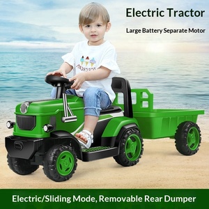 <span class=keywords><strong>Tracteur</strong></span> électrique pour enfants avec benne, 4 roues, 12V, grande taille, pour enfants de 2 à 6 ans - Product Image 3
