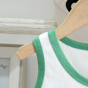 Vêtements pour enfants en gros, pantalon pour bébé, ensemble de veste sans manches en coton pour garçon, chemise à motif de dessin animé - Product Image 2