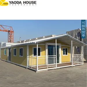 Modern Mobile Prefab House Container Steel House para pré-fabricada Cottage Resort Log Cabin