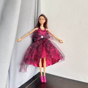 Vêtements pour poupées de 30 cm, robes de soirée en tissu de style occidental pour filles, taille grande et tendance pour poupées de 11 pouces - Product Image 2