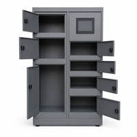 Casier intelligent pour colis, armoire de livraison électronique extérieure, boîte aux lettres pour immeubles d'appartements, en tôle métallique sur mesure, thermolaquée