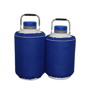 Petit récipient cryogénique de 6 L pour le stockage de sperme de bétail d'élevage de bétail congelé en utilisant de l'azote liquide - Product Image 1