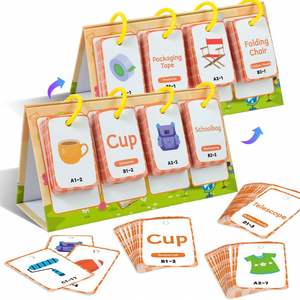 Tarjetas Educativas Cognitivas Diarias, Juguetes para Niños, Tarjetas de Aprendizaje Interactivas para Padres e Hijos, Tabla de Bolsillo - Product Image 2