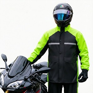 Combinaison <span class=keywords><strong>de</strong></span> <span class=keywords><strong>pluie</strong></span> légère en polyester <span class=keywords><strong>pour</strong></span> motards, <span class=keywords><strong>veste</strong></span> <span class=keywords><strong>de</strong></span> <span class=keywords><strong>pluie</strong></span> imperméable confortable <span class=keywords><strong>pour</strong></span> cyclistes, livraison, randonnée, revêtement PVC - Product Image 1