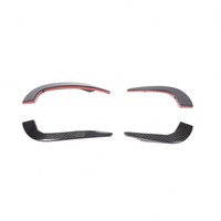 Ailerons avant en fibre de carbone A3 8V pour Audi RS3 berline 4 portes 2017-2019