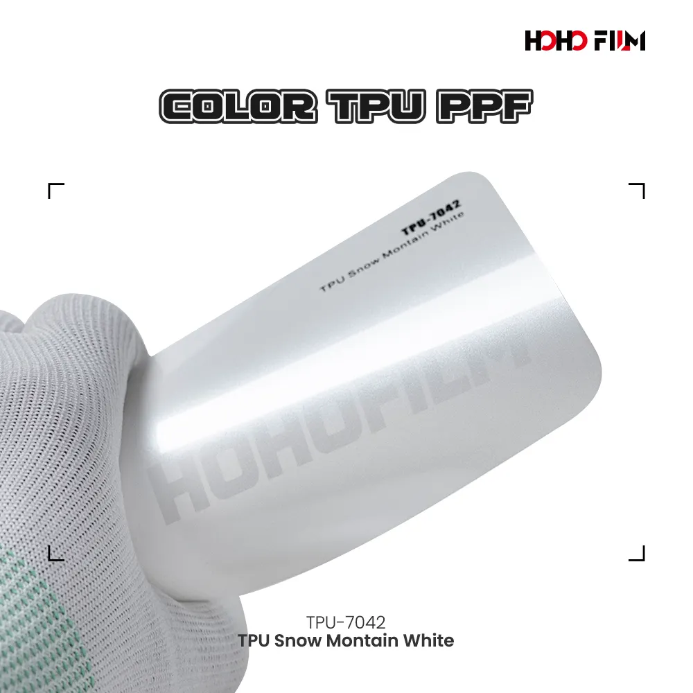 Hohofilm TPU Xe Phim Thay Đổi Màu Sắc PPF Chất Lỏng Kim Loại Màu Đỏ Tự Động 1.52*16M/Cuộn PPF Sơn Bảo Vệ Phim Màu Ppf Phim