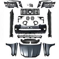 Kit carrosserie pour Toyota Land Cruiser Prado FJ150 2018 2019 2020 2021, pare-chocs avant et arrière, mise à niveau de la carrosserie