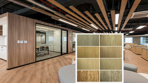 ठोस संगमरमर लकड़ी अनाज धातु पैटर्न pvc फिल्म पालतू रोल एम्बेड मैट और चमकदार pvc शीट फर्नीचर सतह विभाजन पैनलों के लिए - Product Image 6