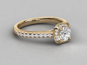 Vente directe d'usine Bague en diamant avec un design tendance Bijoux de mode pour femmes Bague en diamant à vendre - Product Image 6