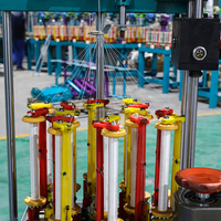 Machine à tresser haute vitesse Yunbian la plus vendue, moteur 75W, haute productivité, version moyenne roue pour la fabrication de lignes de pêche