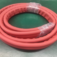 Fil de cuivre industriel plat torsadé en silicone rouge 6 AWG 1000V CC résistant aux hautes températures pour stockage d'énergie photovoltaïque