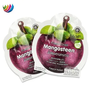 Sacchetto a forma speciale con stampa personalizzata antiriflesso stand up jelly verdure snack liofilizzati sacchetto per imballaggio alimentare
