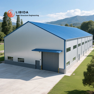 Prefab hội thảo thép kho prefab lưu trữ xây dựng nhà tiền chế kết cấu thép nhà kho - Product Image 1