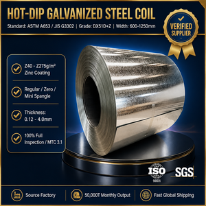 건축자재 아연도금 강판 코일 1250mm 1200mm 폭 <span class=keywords><strong>GI</strong></span> 금속판 JIS/GS 인증 0.12-4.0mm 두께 - Product Image 2
