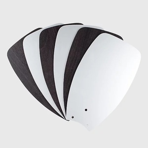 Ventilador de techo cromado negro de 6 aspas de 30 pulgadas con luces LED, motor reversible de 3 velocidades - Product Image 5