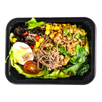 Barquettes CPET jetables en gros pour plats à emporter, résistantes au four, pour l'emballage alimentaire des compagnies aériennes, barquettes en plastique CPET pour boulangerie, salades et repas